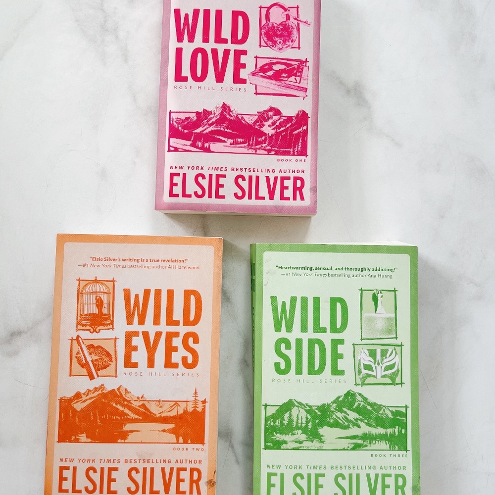 Rose Hill Series By Elsie Silver 3 Books Collection Set (Wild Love, Wild Eyes)
